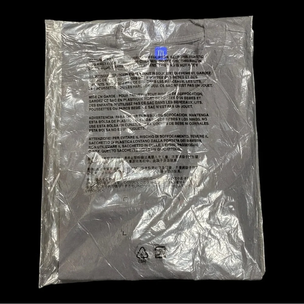 Unreleased Yeezy Gap Tee - Dark Grey - Picture 3 of 6